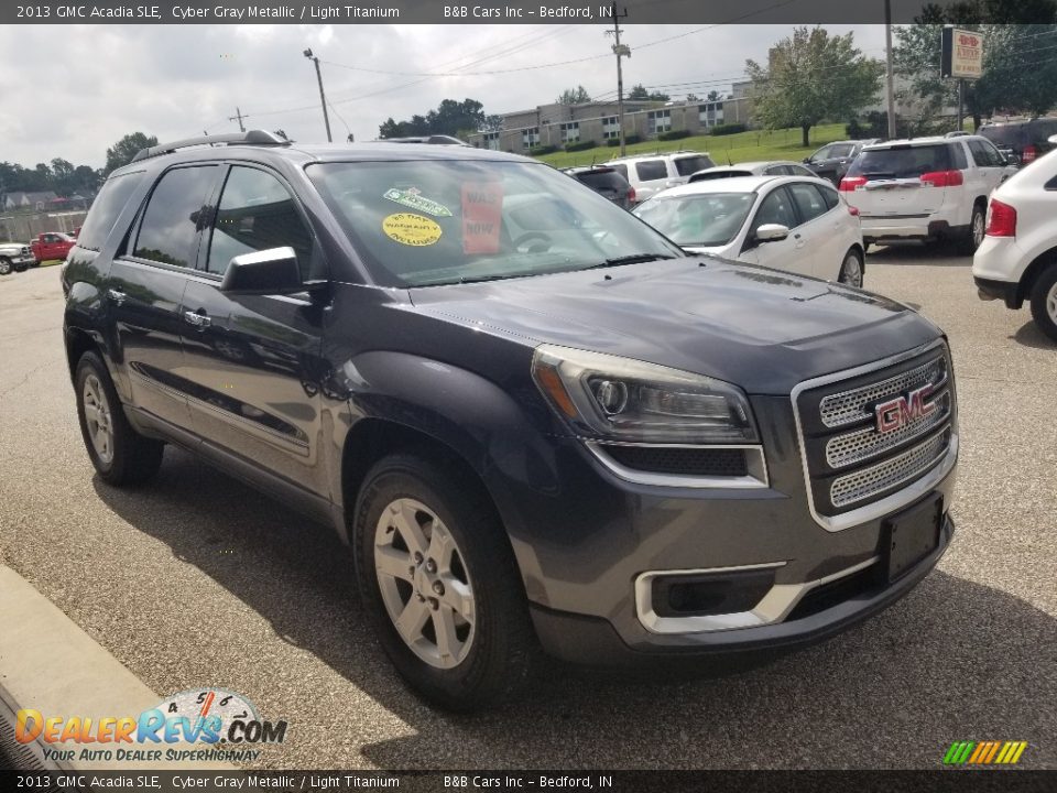 2013 GMC Acadia SLE Cyber Gray Metallic / Light Titanium Photo #27