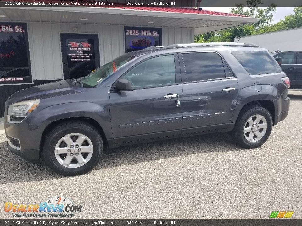 2013 GMC Acadia SLE Cyber Gray Metallic / Light Titanium Photo #29