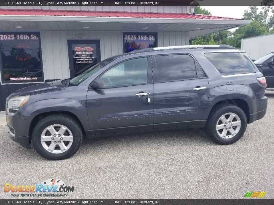 2013 GMC Acadia SLE Cyber Gray Metallic / Light Titanium Photo #30