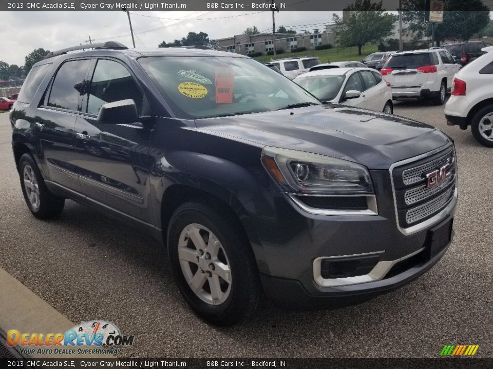 2013 GMC Acadia SLE Cyber Gray Metallic / Light Titanium Photo #31