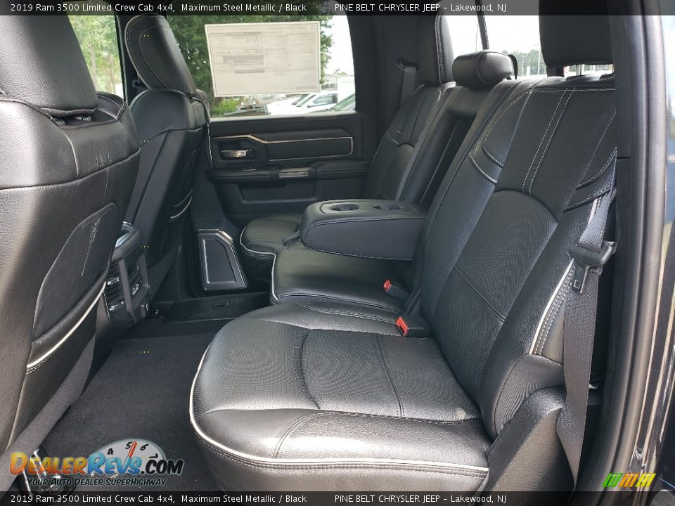 Rear Seat of 2019 Ram 3500 Limited Crew Cab 4x4 Photo #6