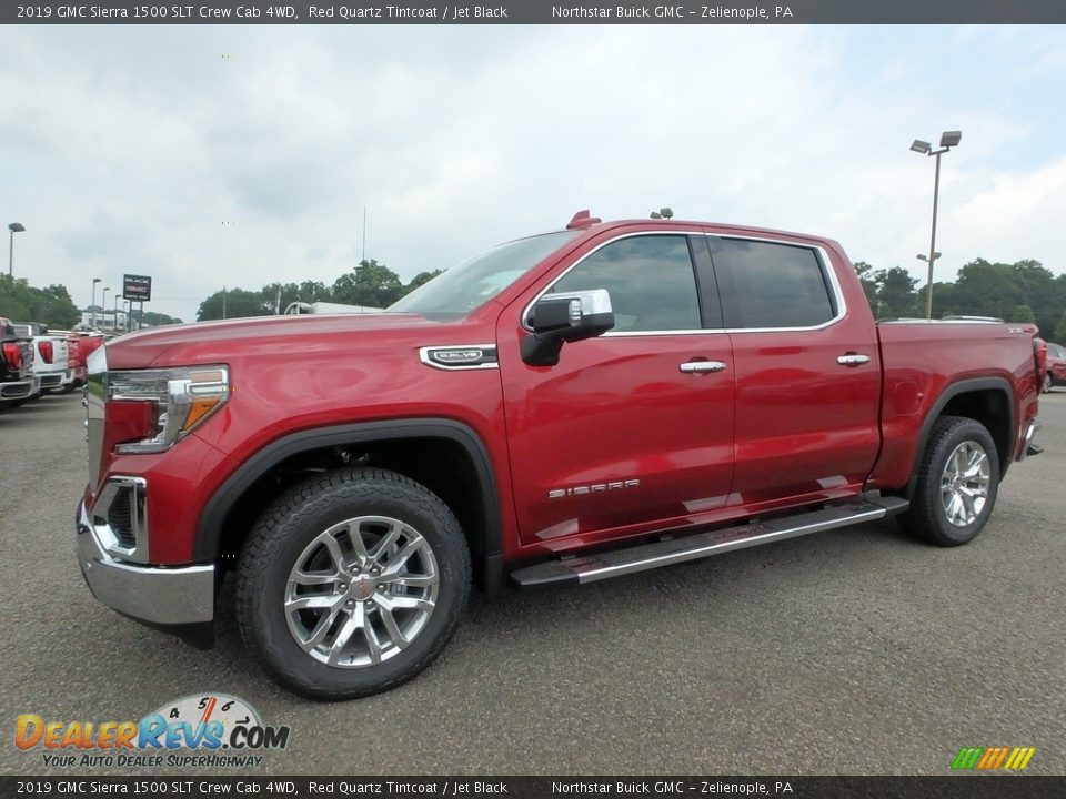 2019 GMC Sierra 1500 SLT Crew Cab 4WD Red Quartz Tintcoat / Jet Black Photo #1