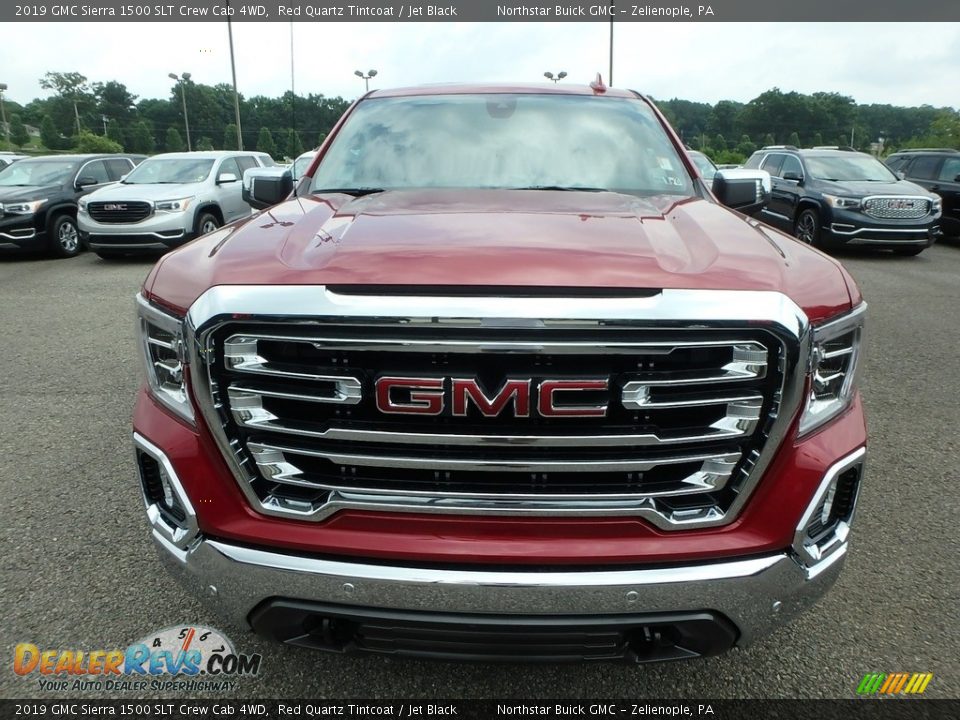 2019 GMC Sierra 1500 SLT Crew Cab 4WD Red Quartz Tintcoat / Jet Black Photo #2