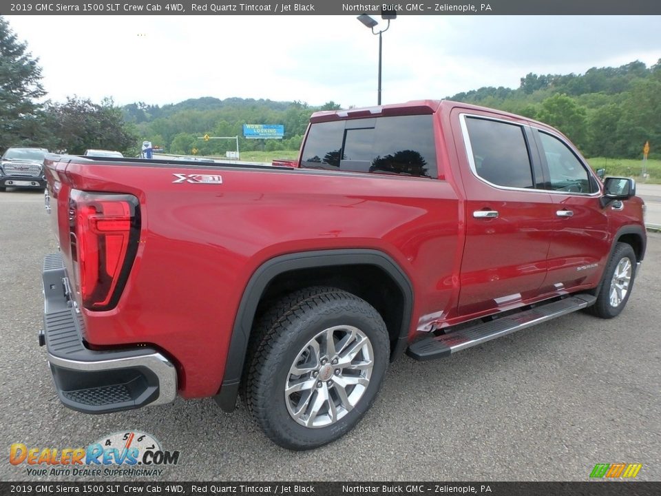 2019 GMC Sierra 1500 SLT Crew Cab 4WD Red Quartz Tintcoat / Jet Black Photo #5