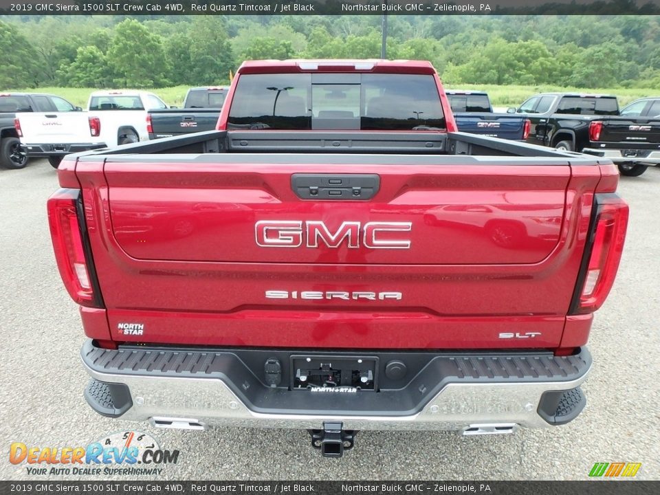 2019 GMC Sierra 1500 SLT Crew Cab 4WD Red Quartz Tintcoat / Jet Black Photo #6