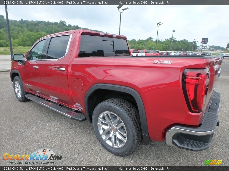 2019 GMC Sierra 1500 SLT Crew Cab 4WD Red Quartz Tintcoat / Jet Black Photo #7