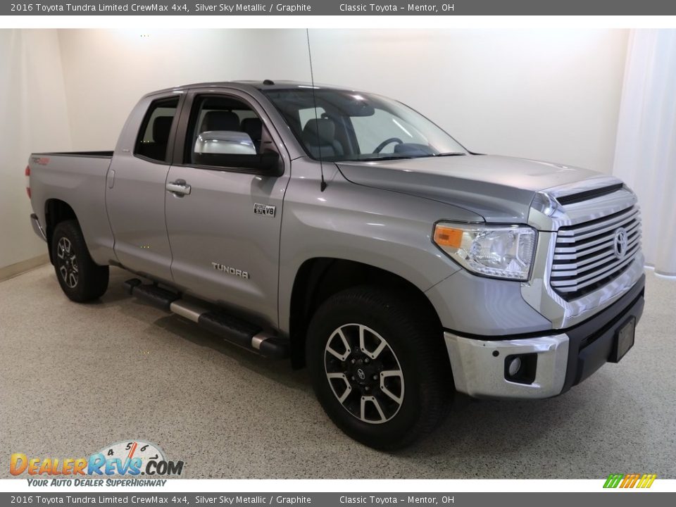 2016 Toyota Tundra Limited CrewMax 4x4 Silver Sky Metallic / Graphite Photo #1