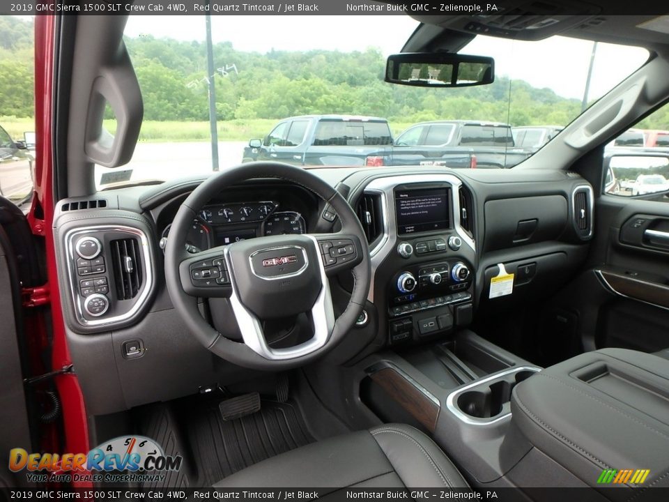 2019 GMC Sierra 1500 SLT Crew Cab 4WD Red Quartz Tintcoat / Jet Black Photo #13