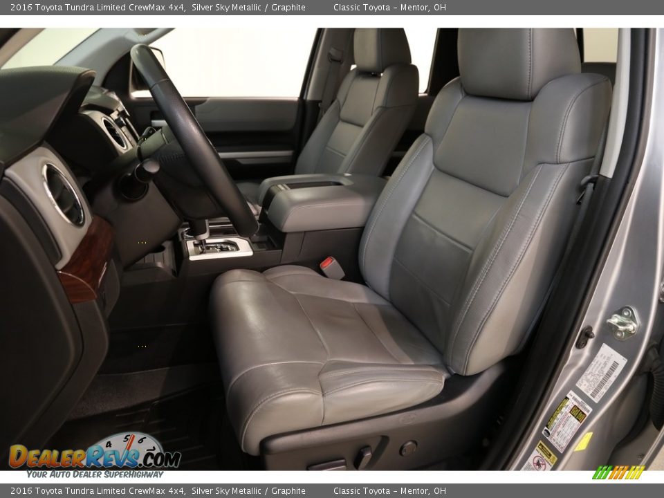 2016 Toyota Tundra Limited CrewMax 4x4 Silver Sky Metallic / Graphite Photo #5