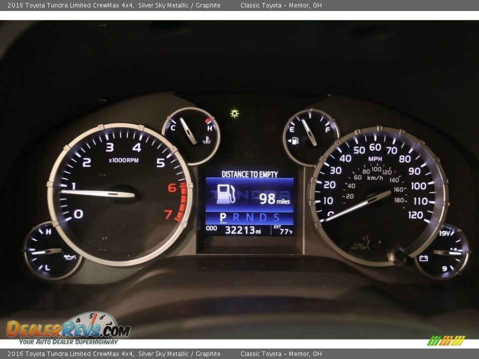 2016 Toyota Tundra Limited CrewMax 4x4 Silver Sky Metallic / Graphite Photo #8