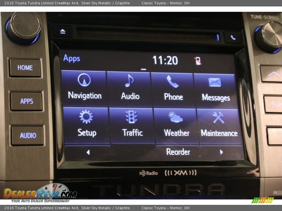 2016 Toyota Tundra Limited CrewMax 4x4 Silver Sky Metallic / Graphite Photo #13