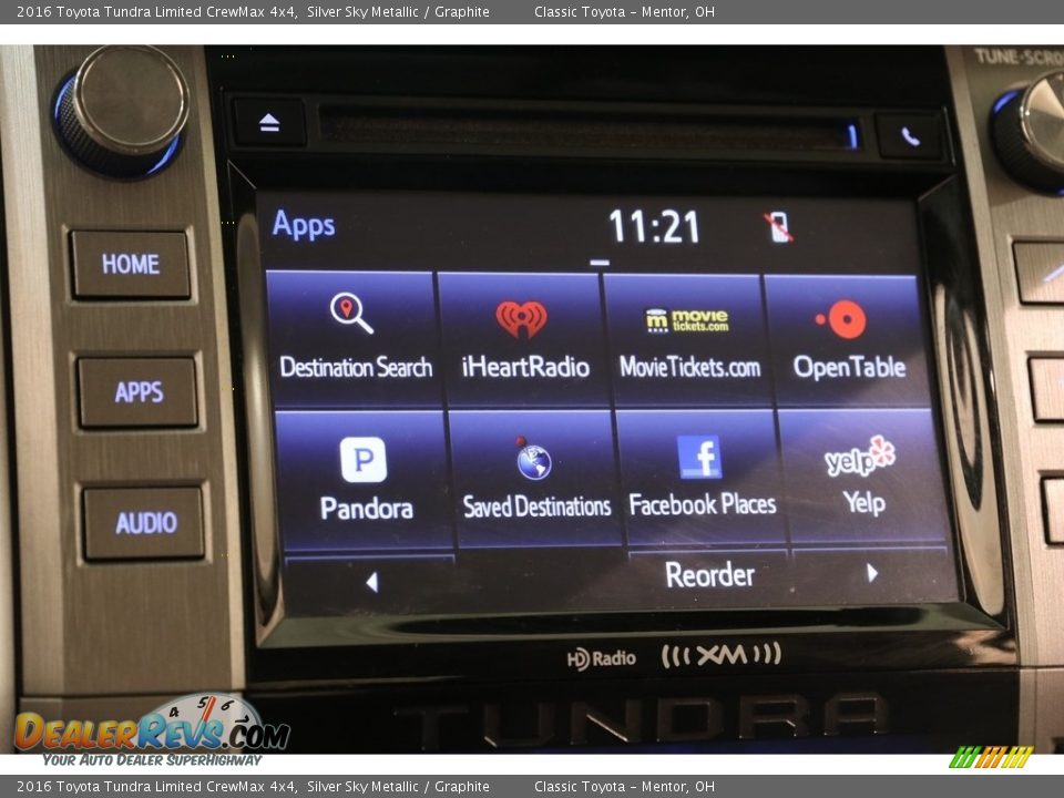 2016 Toyota Tundra Limited CrewMax 4x4 Silver Sky Metallic / Graphite Photo #14