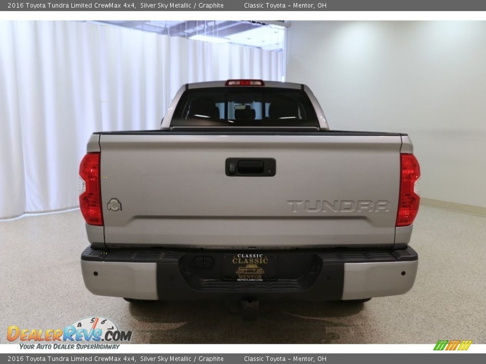 2016 Toyota Tundra Limited CrewMax 4x4 Silver Sky Metallic / Graphite Photo #20
