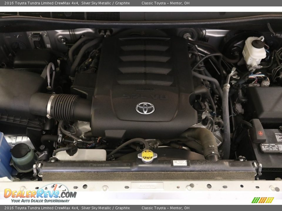 2016 Toyota Tundra Limited CrewMax 4x4 Silver Sky Metallic / Graphite Photo #21