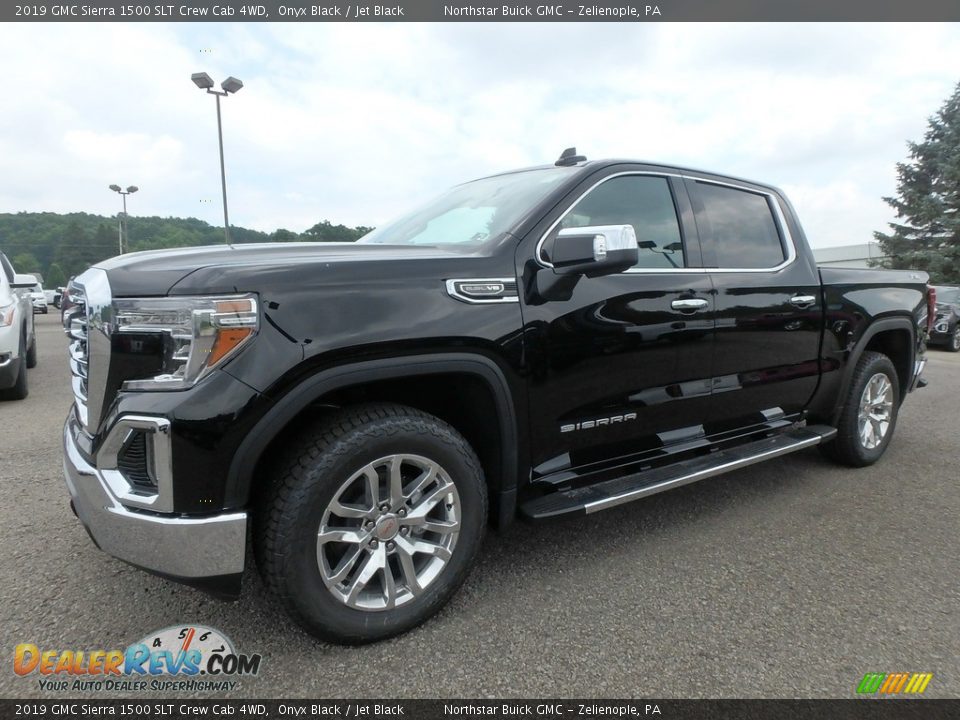 2019 GMC Sierra 1500 SLT Crew Cab 4WD Onyx Black / Jet Black Photo #1