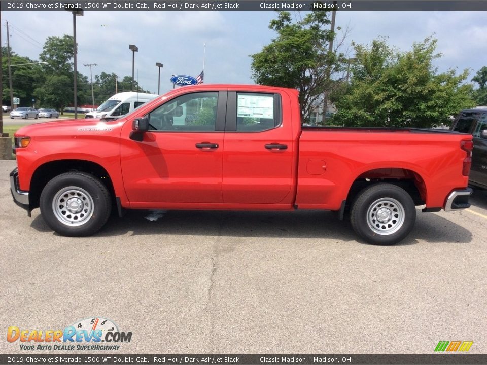 Red Hot 2019 Chevrolet Silverado 1500 WT Double Cab Photo #4