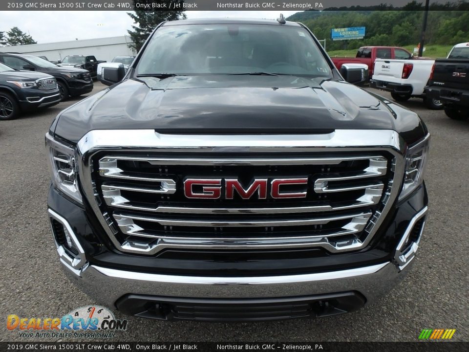2019 GMC Sierra 1500 SLT Crew Cab 4WD Onyx Black / Jet Black Photo #2
