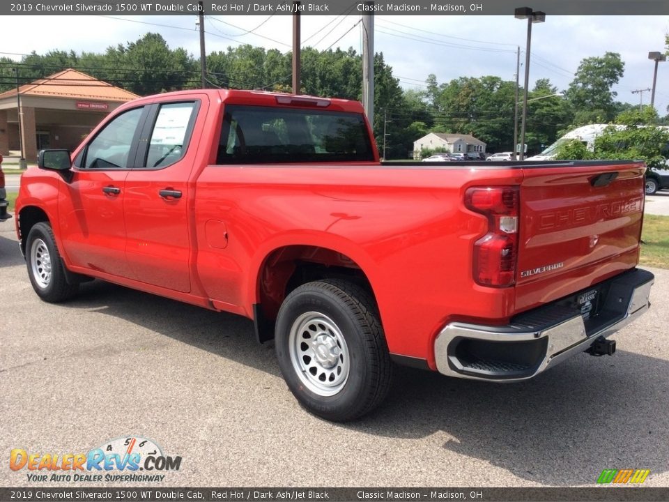 2019 Chevrolet Silverado 1500 WT Double Cab Red Hot / Dark Ash/Jet Black Photo #5