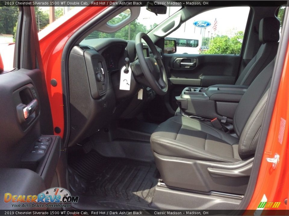 Front Seat of 2019 Chevrolet Silverado 1500 WT Double Cab Photo #9