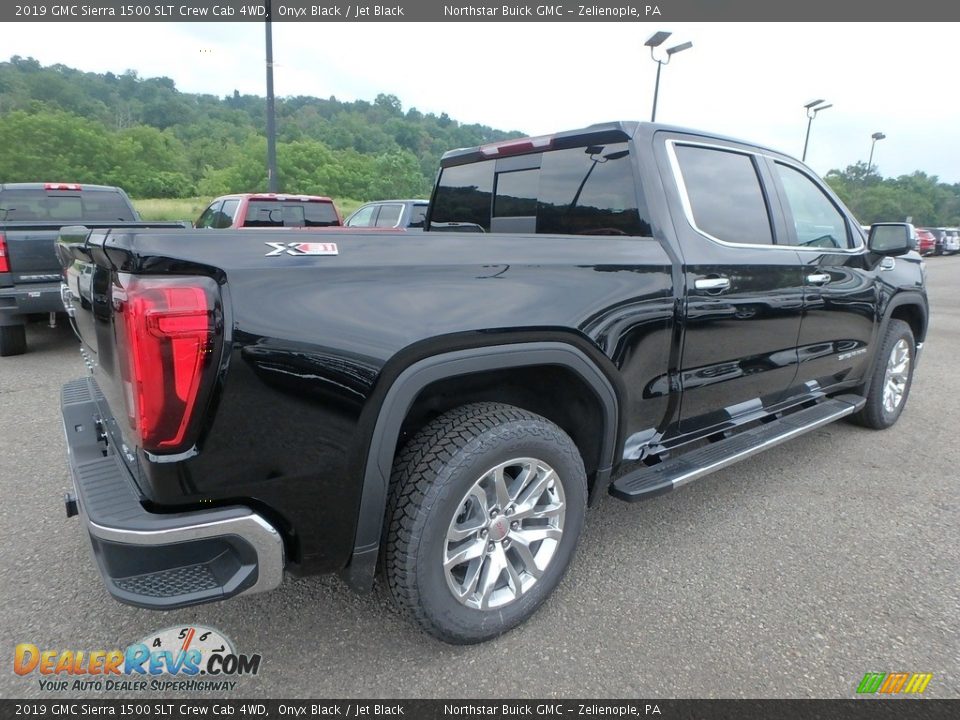 2019 GMC Sierra 1500 SLT Crew Cab 4WD Onyx Black / Jet Black Photo #5