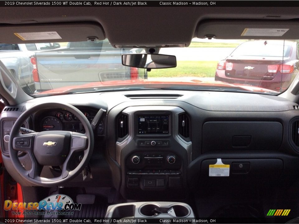 2019 Chevrolet Silverado 1500 WT Double Cab Red Hot / Dark Ash/Jet Black Photo #11