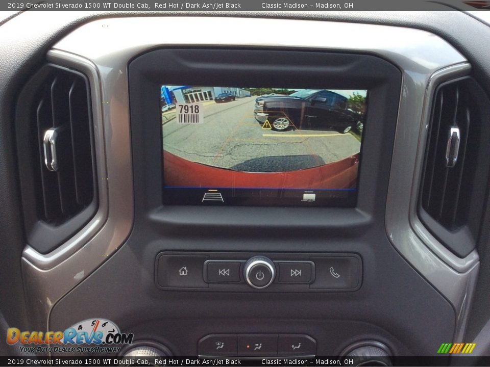 2019 Chevrolet Silverado 1500 WT Double Cab Red Hot / Dark Ash/Jet Black Photo #20
