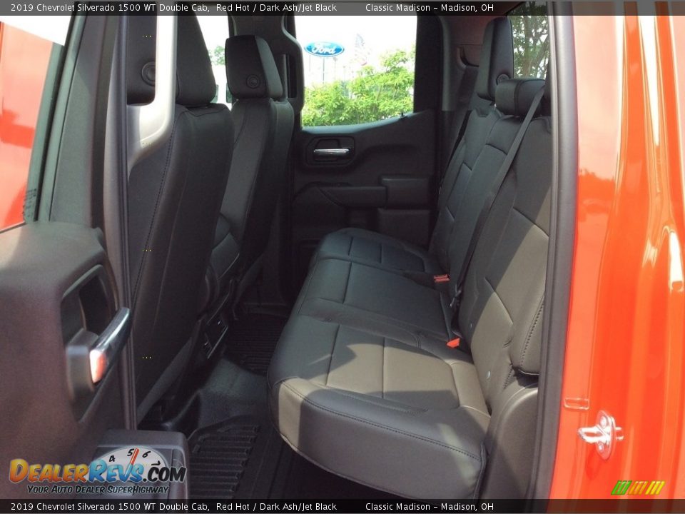 2019 Chevrolet Silverado 1500 WT Double Cab Red Hot / Dark Ash/Jet Black Photo #21