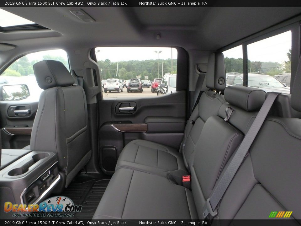 2019 GMC Sierra 1500 SLT Crew Cab 4WD Onyx Black / Jet Black Photo #12