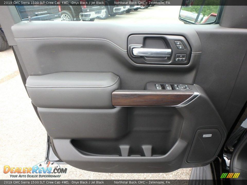 2019 GMC Sierra 1500 SLT Crew Cab 4WD Onyx Black / Jet Black Photo #14