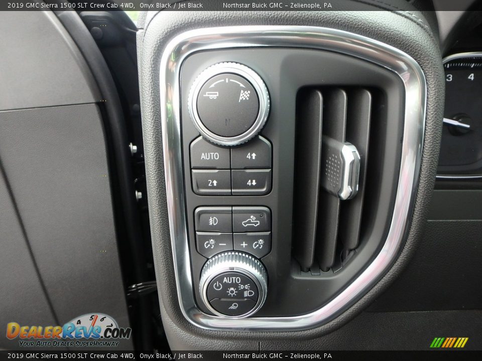 2019 GMC Sierra 1500 SLT Crew Cab 4WD Onyx Black / Jet Black Photo #15