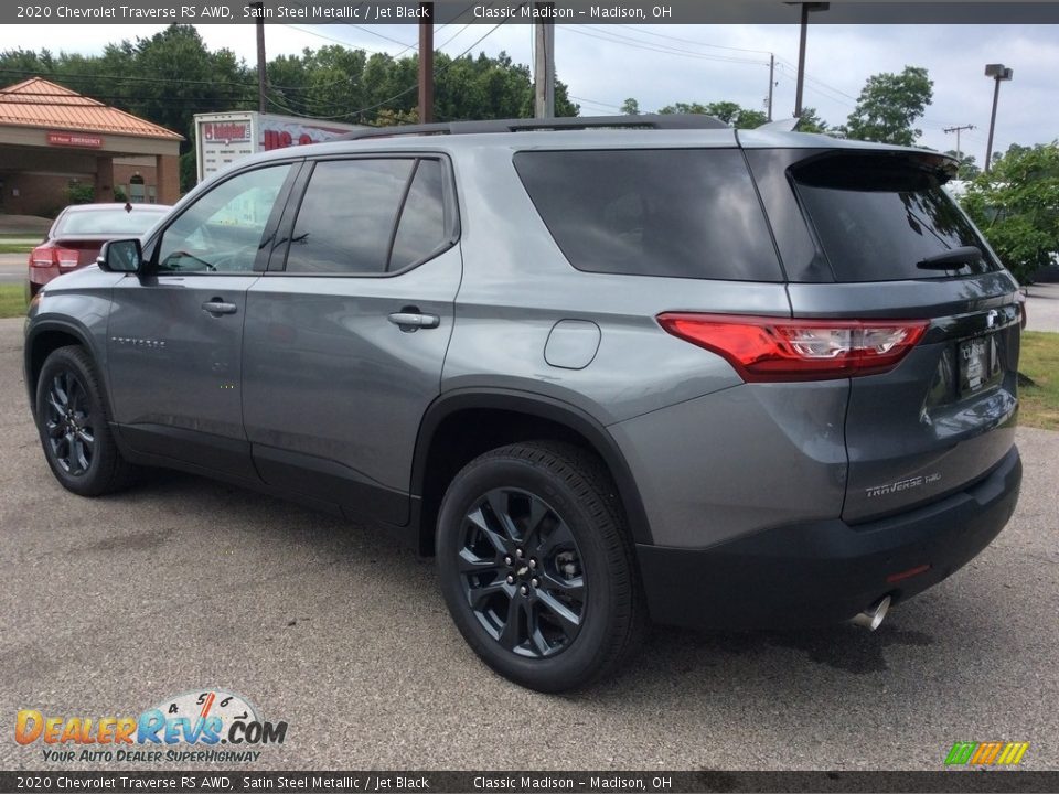 2020 Chevrolet Traverse RS AWD Satin Steel Metallic / Jet Black Photo #5