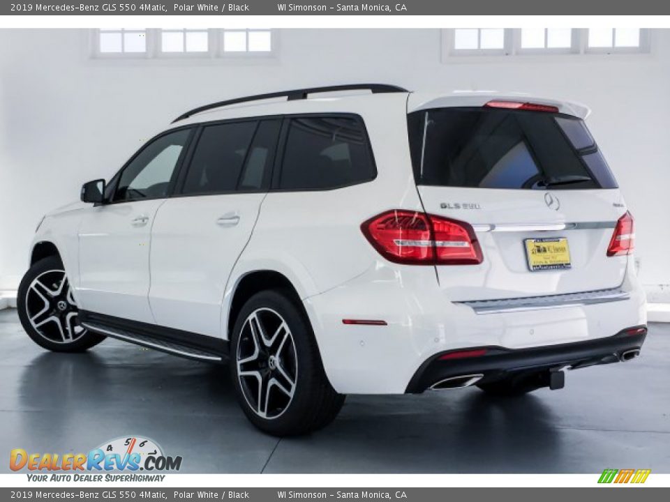 2019 Mercedes-Benz GLS 550 4Matic Polar White / Black Photo #2