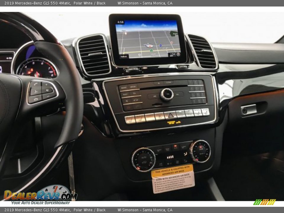 2019 Mercedes-Benz GLS 550 4Matic Polar White / Black Photo #6