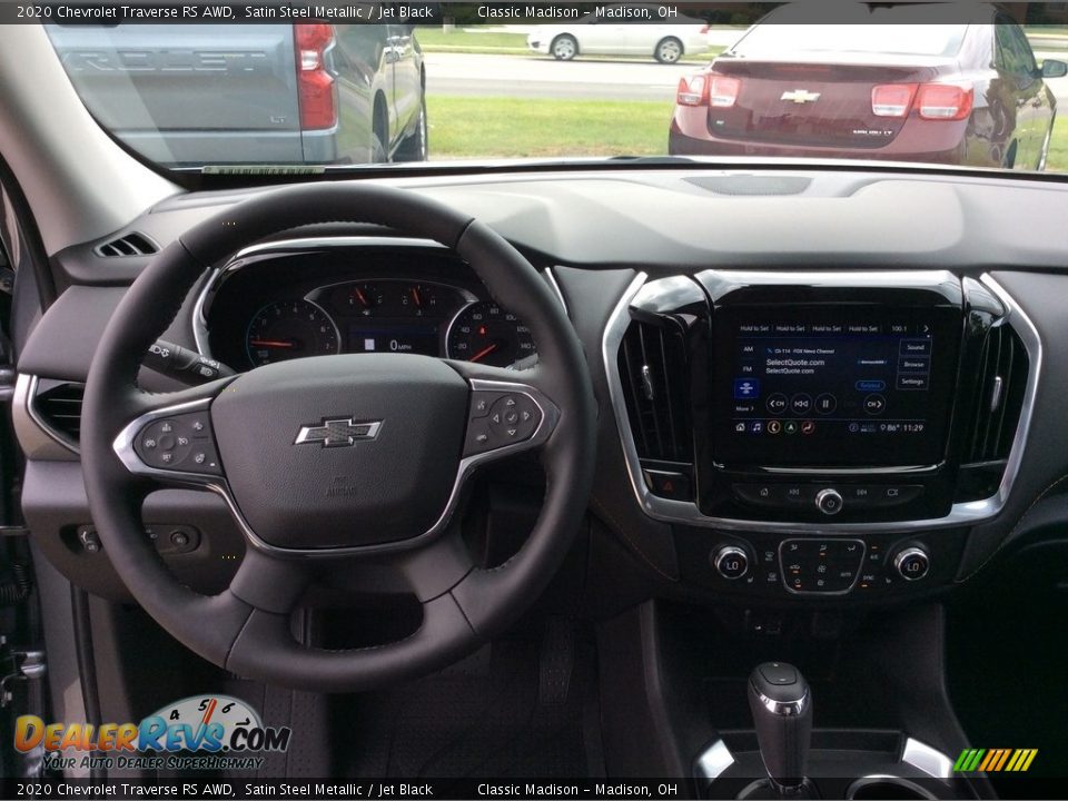 2020 Chevrolet Traverse RS AWD Satin Steel Metallic / Jet Black Photo #12