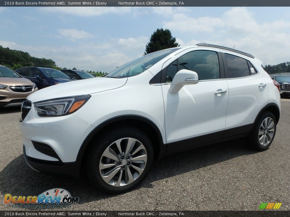 2019 Buick Encore Preferred AWD Summit White / Ebony Photo #1