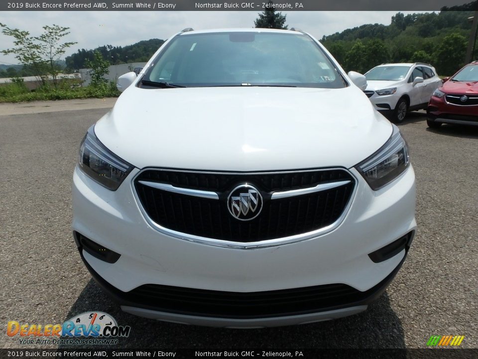 2019 Buick Encore Preferred AWD Summit White / Ebony Photo #2