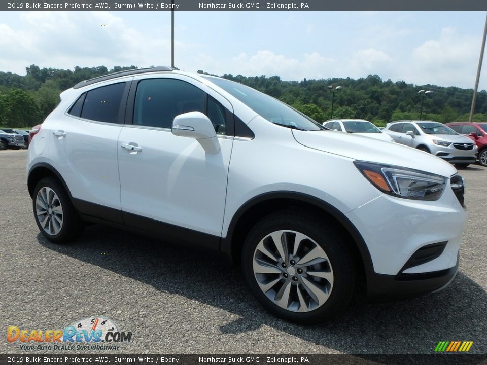 2019 Buick Encore Preferred AWD Summit White / Ebony Photo #3