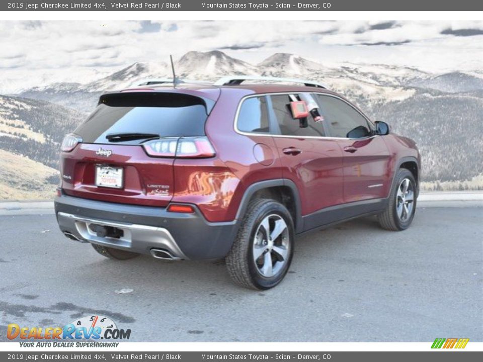 2019 Jeep Cherokee Limited 4x4 Velvet Red Pearl / Black Photo #3