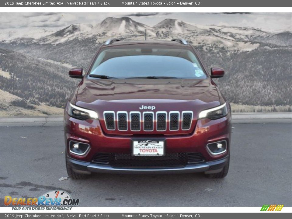 2019 Jeep Cherokee Limited 4x4 Velvet Red Pearl / Black Photo #4