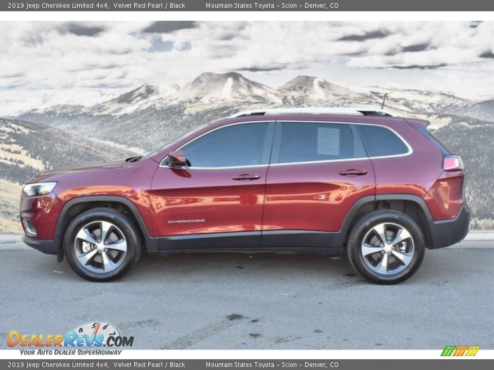2019 Jeep Cherokee Limited 4x4 Velvet Red Pearl / Black Photo #6