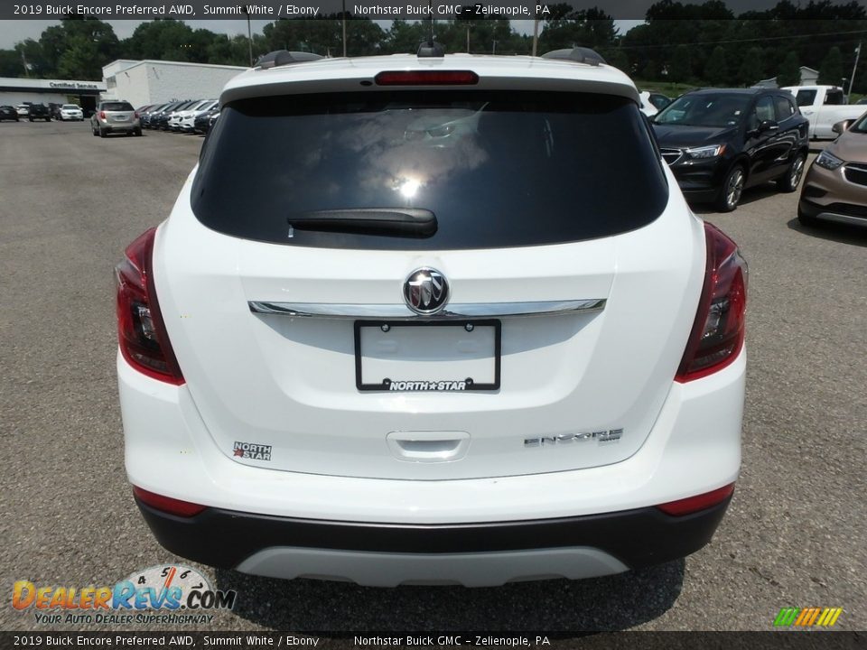 2019 Buick Encore Preferred AWD Summit White / Ebony Photo #6