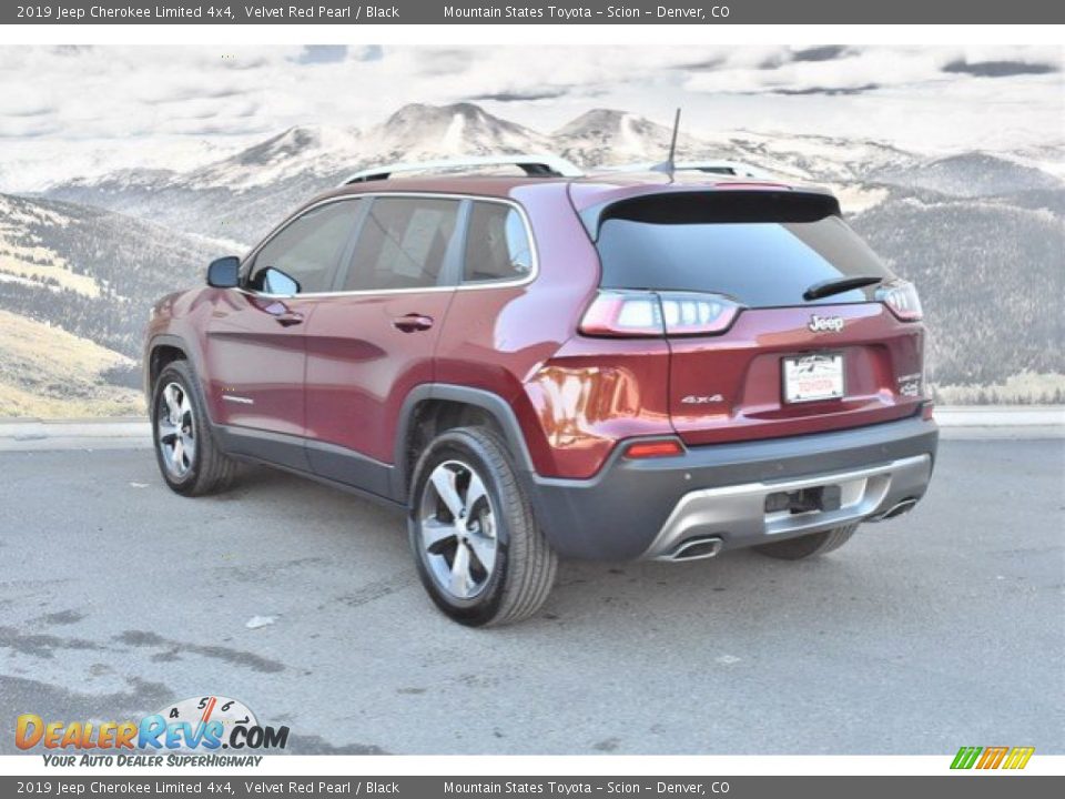 2019 Jeep Cherokee Limited 4x4 Velvet Red Pearl / Black Photo #7