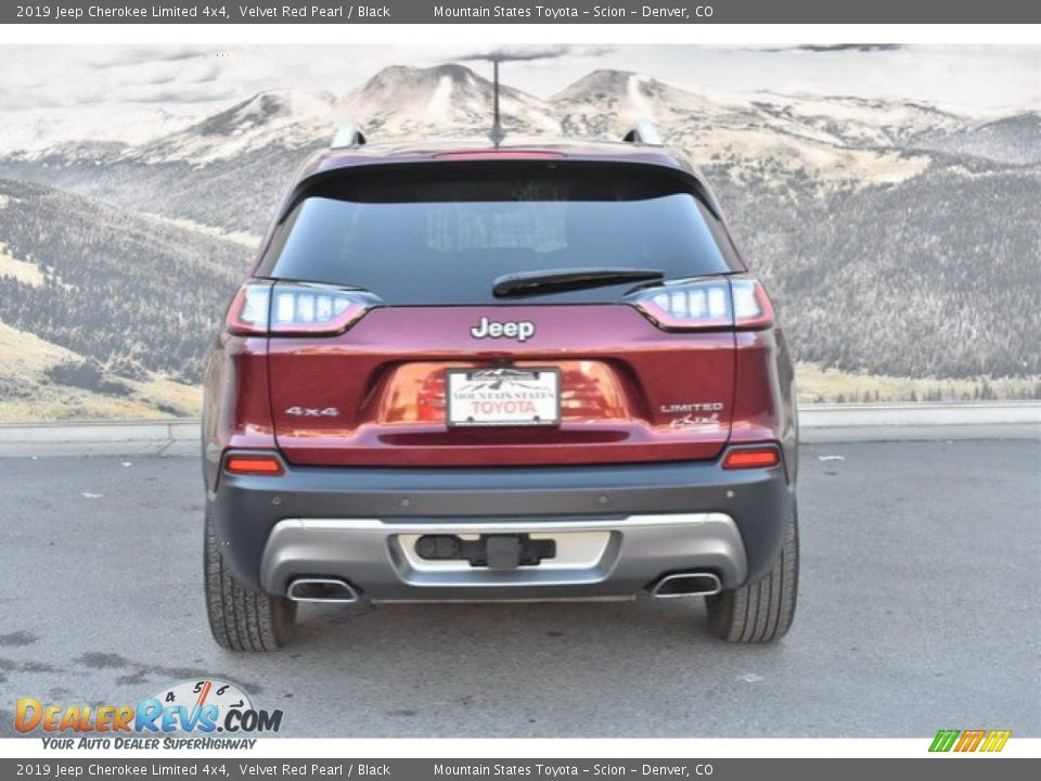 2019 Jeep Cherokee Limited 4x4 Velvet Red Pearl / Black Photo #8