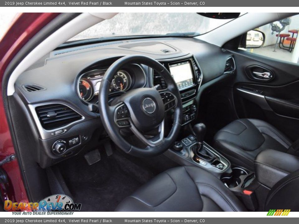 2019 Jeep Cherokee Limited 4x4 Velvet Red Pearl / Black Photo #10