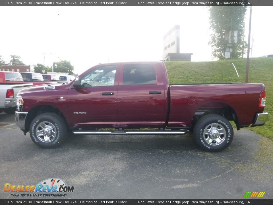 2019 Ram 2500 Tradesman Crew Cab 4x4 Delmonico Red Pearl / Black Photo #3