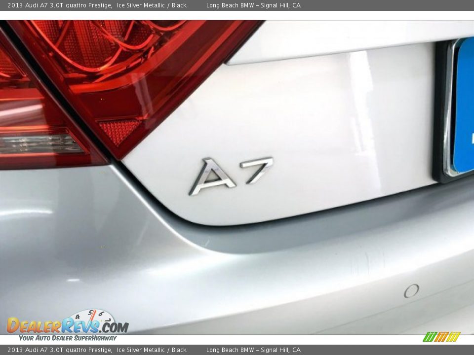 2013 Audi A7 3.0T quattro Prestige Ice Silver Metallic / Black Photo #7