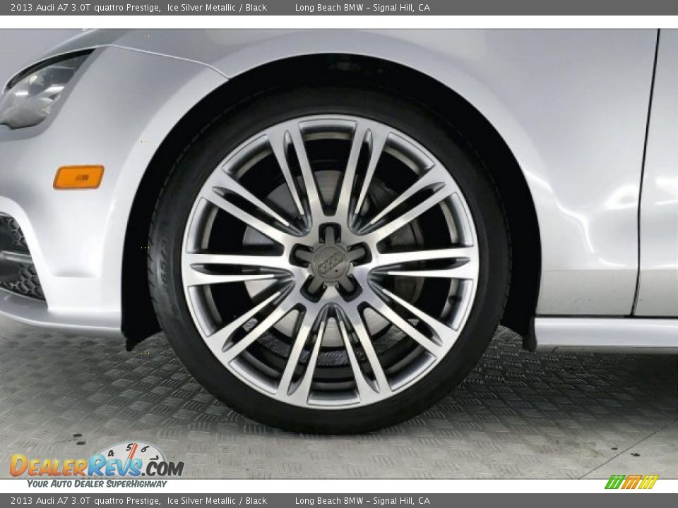 2013 Audi A7 3.0T quattro Prestige Ice Silver Metallic / Black Photo #8