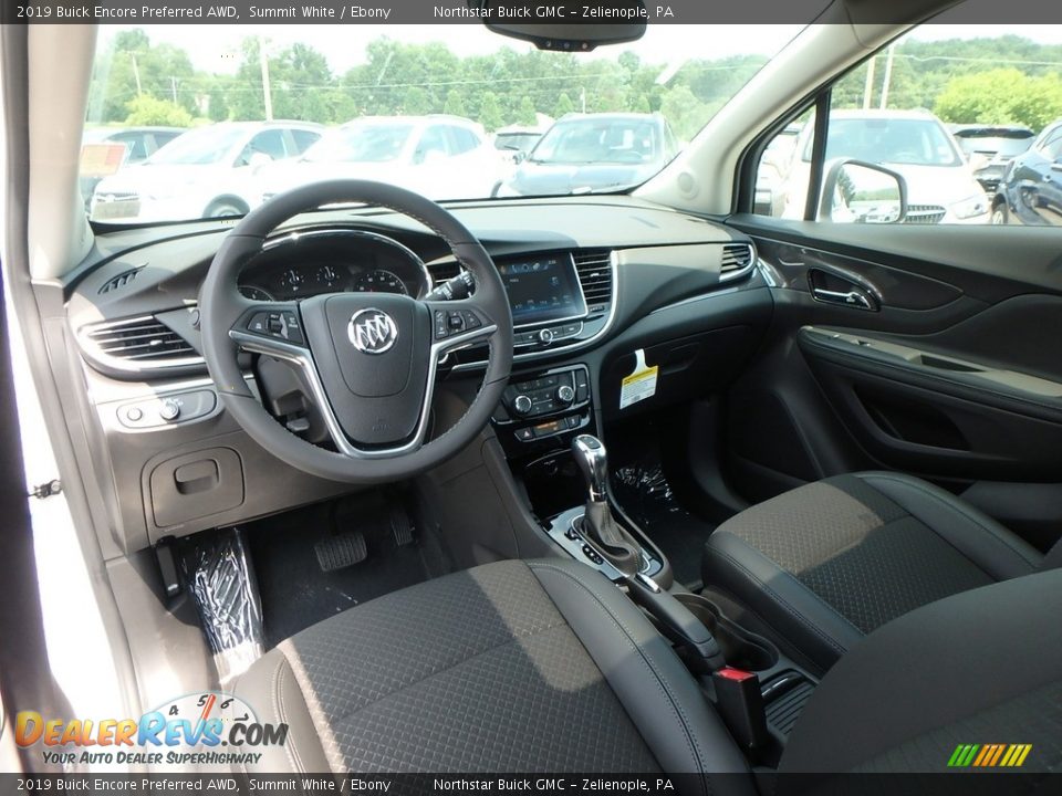 2019 Buick Encore Preferred AWD Summit White / Ebony Photo #14