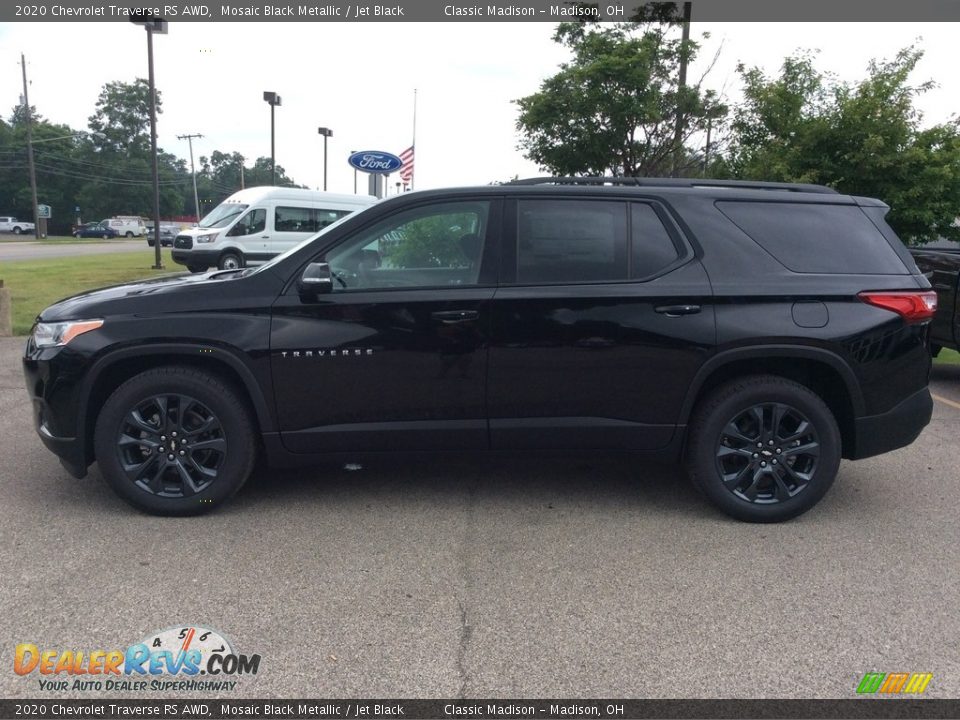 Mosaic Black Metallic 2020 Chevrolet Traverse RS AWD Photo #4