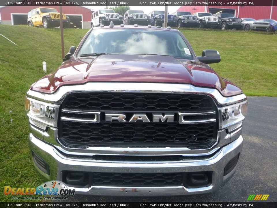 2019 Ram 2500 Tradesman Crew Cab 4x4 Delmonico Red Pearl / Black Photo #8